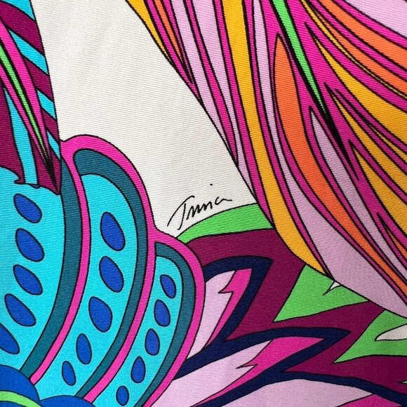 Trina Turk Paradise Plume Tunic Swim Cover Up One Size Tropical Beach Vacation - Picture 7 of 10